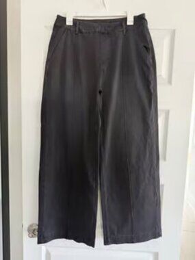 Halara Black Denim Wide Leg Jeans 42 NWOT